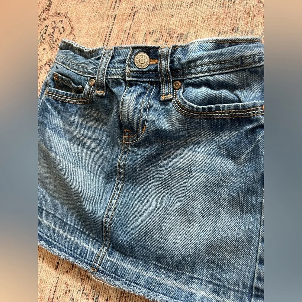 Old Navy Blue Denim Skirt